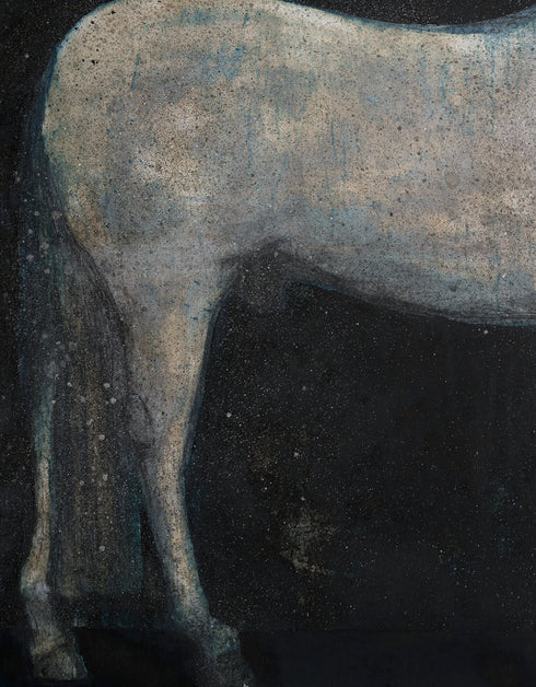 Horse | Framed Giclee Print on Canvas